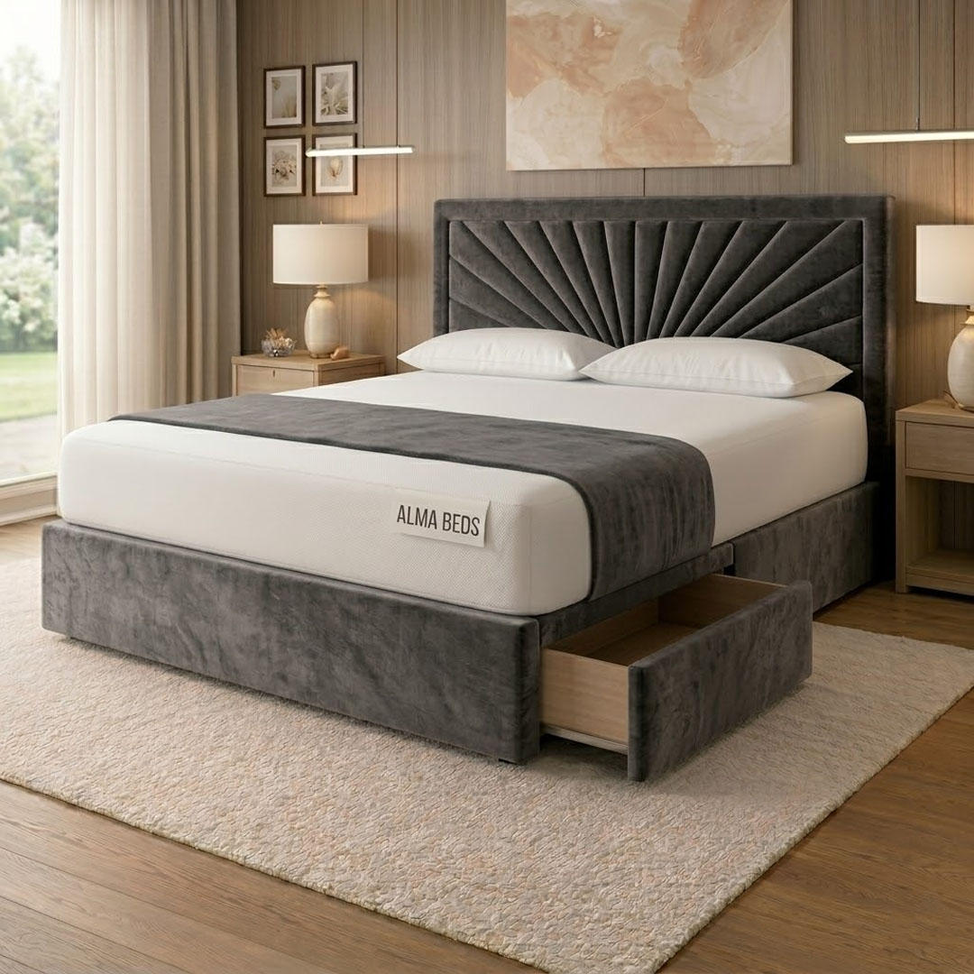 Charcoal Coniston Casablanca Divan Bed